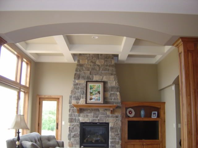 Ceiling Ideas For Basement. We put in a coffered ceiling