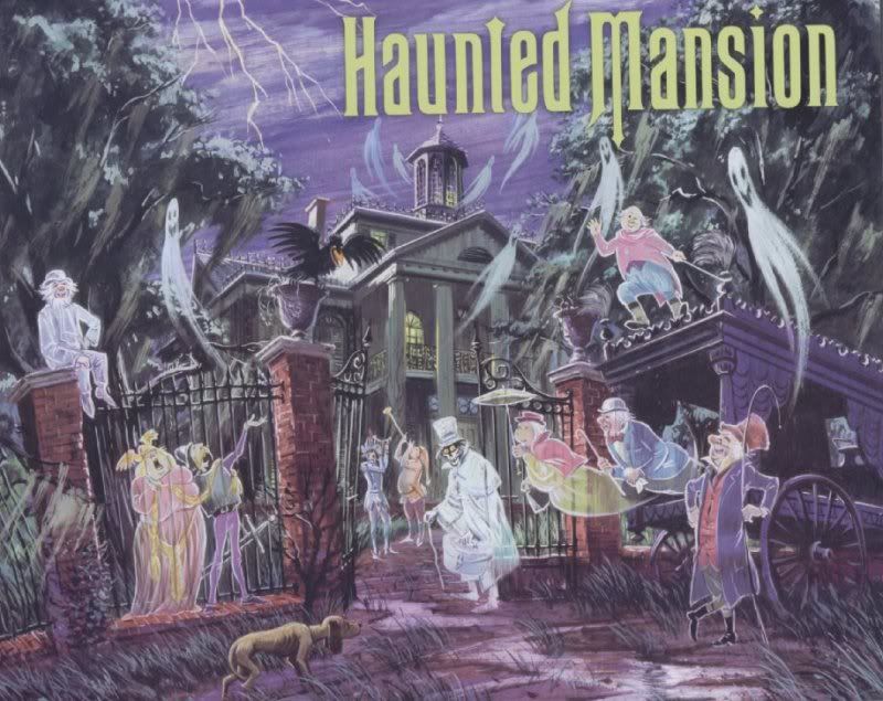 This years issue of Disney Twenty-Three Magazine features a frightening Haunted Mansion artwork photo that shows a glimpse of how spectacular the ride truly is.