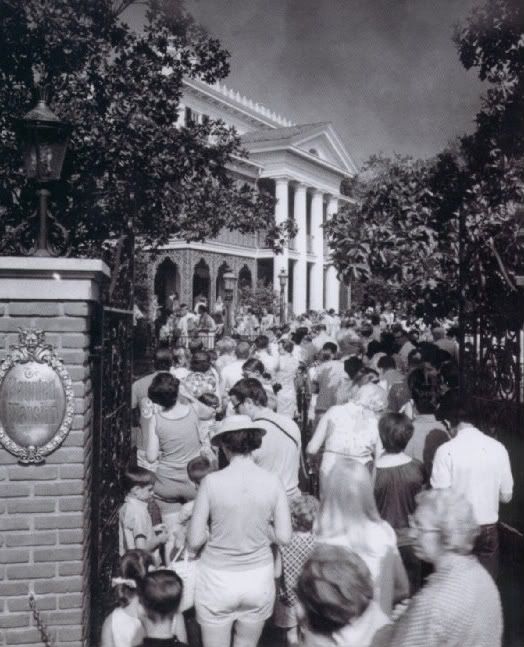 In 1969, the opening day for Haunted Mansion proved to be one of the parks highest recorded attendance of all time.