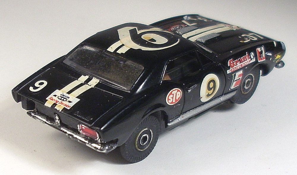 RARE Aurora TJet Chevrolet Chevy Camaro SS HO Scale Slot Car Black