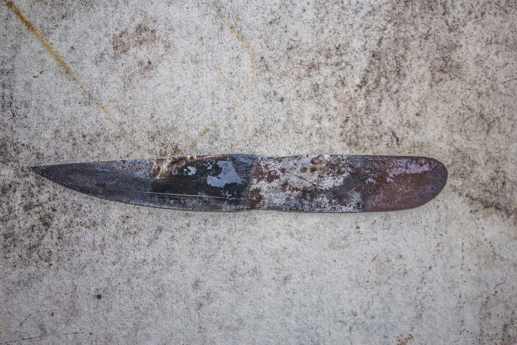 Circular saw blade knife making love