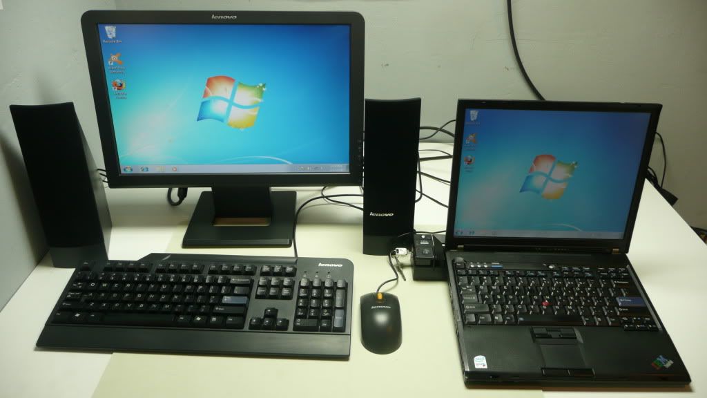 Here Is a T60/Win7 Setup I put together for a customer