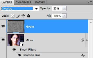 set grain to overlay