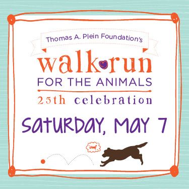 Join me at this year's Walk/Run for the Animals, occurring Saturday, May 7, 2016 in Vancouver, Washington.