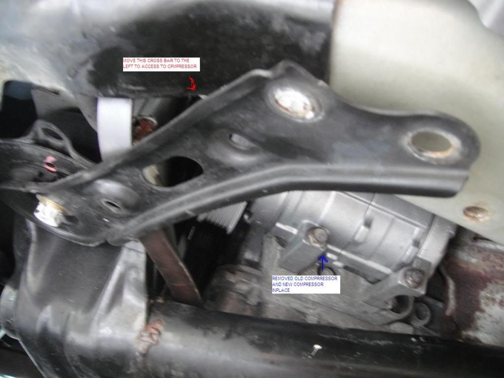 I followed the manual drained oil from the old compressor, measure the amount then drained oil from the new compressor. Put in the exact amount I drained ...
