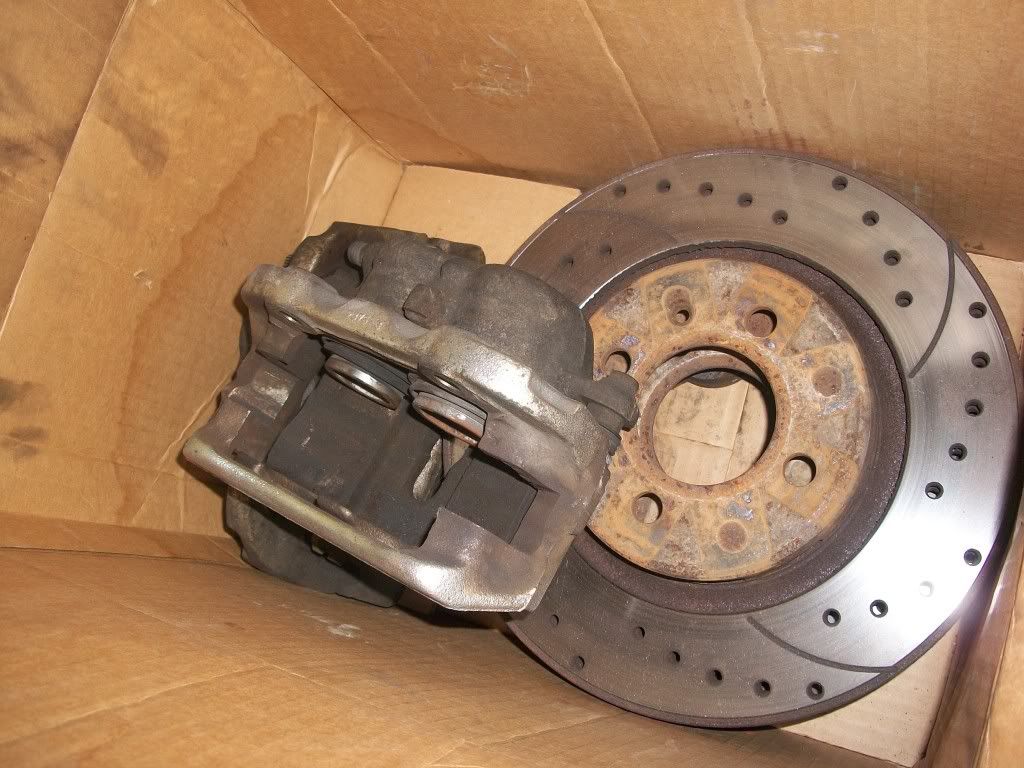 f.s. upgraded dual piston calipers and drilled/slotted rotors VW