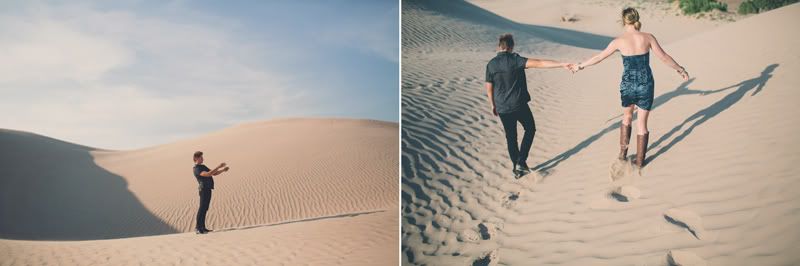 DESERT ENGAGEMENTS, DESERT LOVE, desert engagement shoot at the Utah sand dunes by wedding photographer Kayleen T.