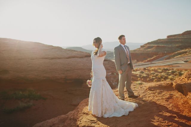 desert wedding, Desert, red rock wedding by kayleen t.