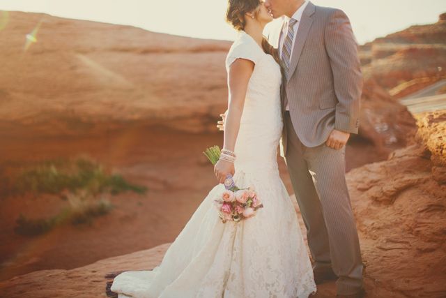 desert wedding, Desert, red rock wedding by kayleen t.