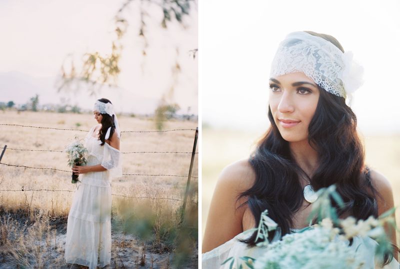 the gypsy bride, gypsy desert wedding, bohemian bride by kayleen t. photography