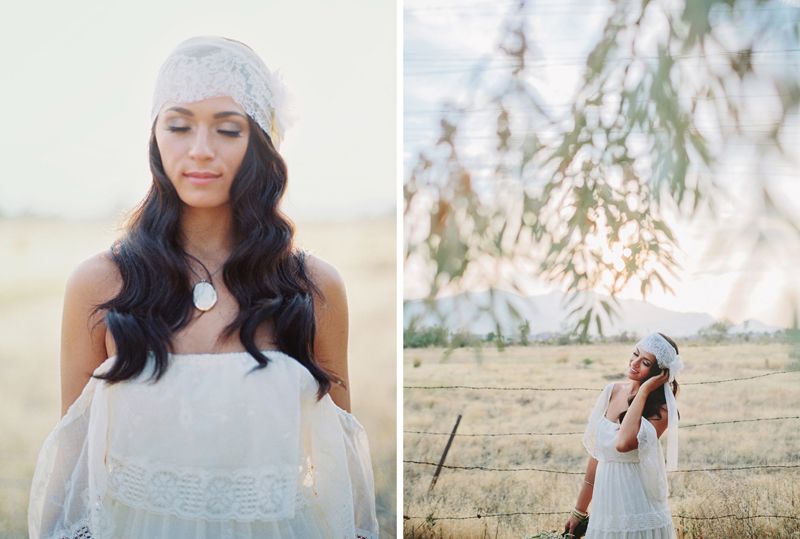 the gypsy bride, gypsy desert wedding, bohemian bride by kayleen t. photography