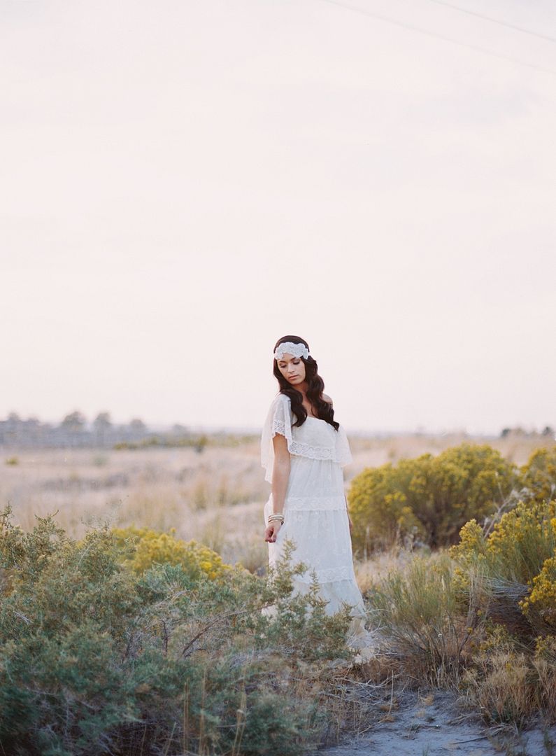 desert gypsy bride, the gypsy bride, bohemian wedding by Kayleen T. Photography