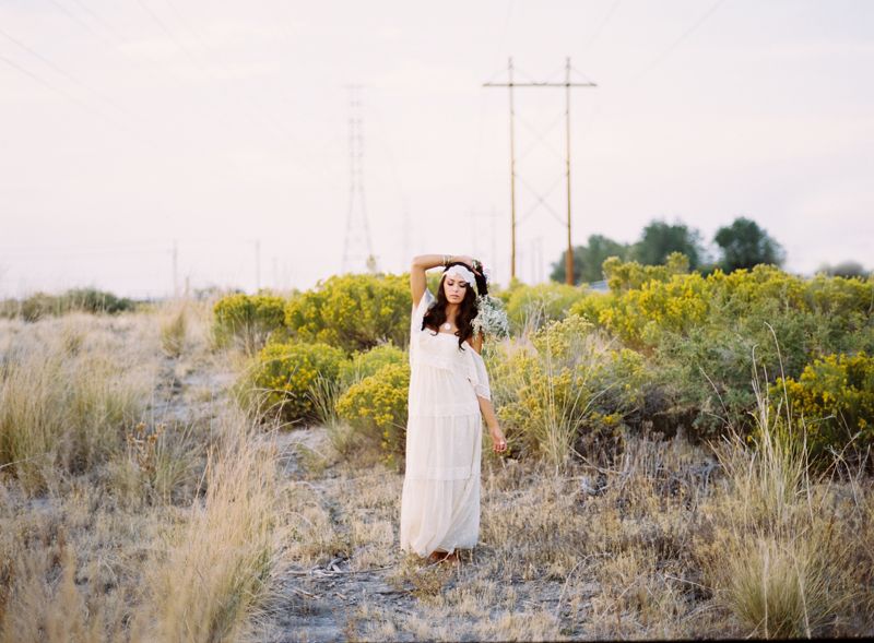 desert gypsy bride, the gypsy bride, bohemian wedding by Kayleen T. Photography