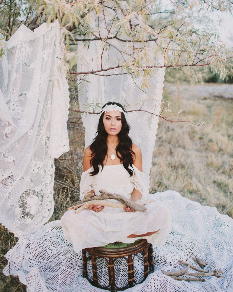 gypsy wedding, the gypsy bride, bohemian wedding by Kayleen T. Photography