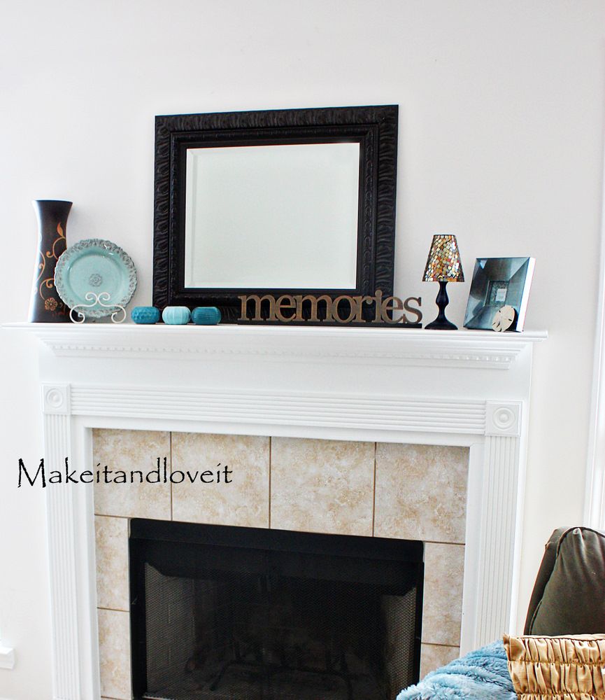 Decorate My Home Part 11 Fireplace Mantel Make It And Love It