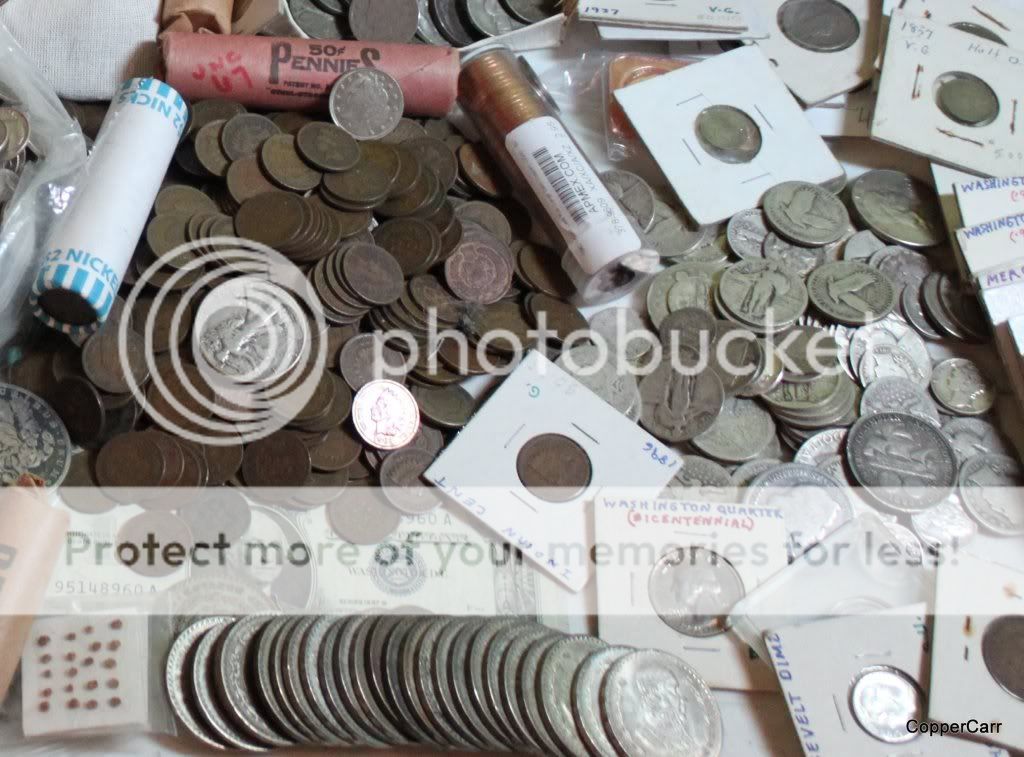 Estate Coin Collection 1 Pound Old USA w Silver Coins Biggest Variety