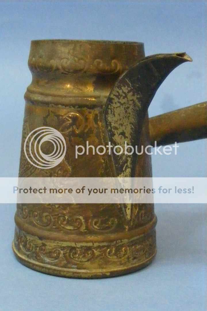 Antique Copper Bedouin Arabic Coffee Tea Pot Finjan 40s