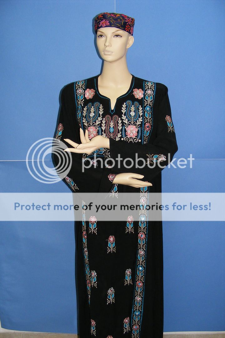 NWT Jordan Jordanian Jilbab Arabic Islamic Abaya Caftan Maxi Cocktail 